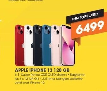 Expert Apple iphone 13 128 gb tilbud