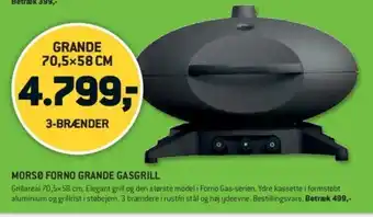 XL-BYG Morsø Forno Grande Gasgrill tilbud