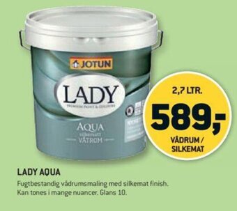 XL-BYG Lady Aqua tilbud