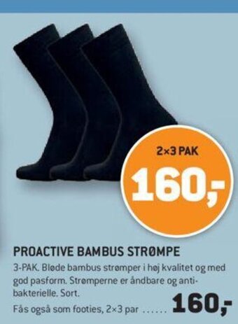 XL-BYG Proactive Bambus Strømpe tilbud