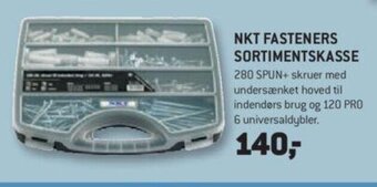 XL-BYG NKT Fasteners Sortimentskasse tilbud