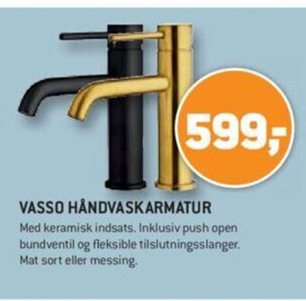 XL-BYG Vasso Håndvaskarmatur tilbud