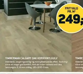 XL-BYG Timberman Calgary Oak Korkvinylgulv tilbud