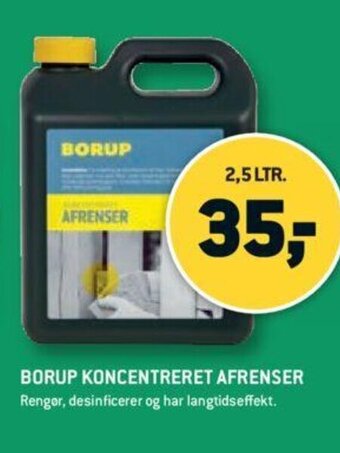 XL-BYG Borup Koncentreret Afrenser tilbud