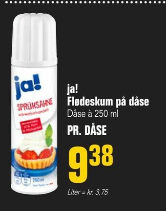 Poetzsch Padborg ja! Flødeskum på dåse tilbud