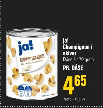 Poetzsch Padborg ja! Champignon i skiver tilbud