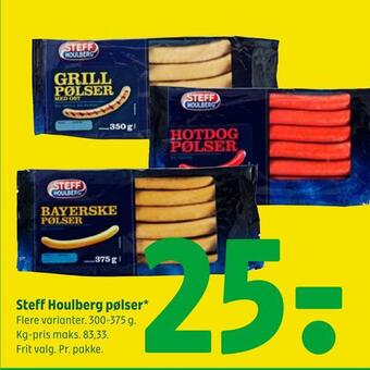 Coop 365 Steff houlberg pølser tilbud