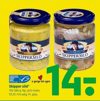 Coop 365 Skipper sild tilbud