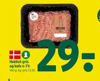 Coop 365 Hakket gris og kalv 4-7% tilbud