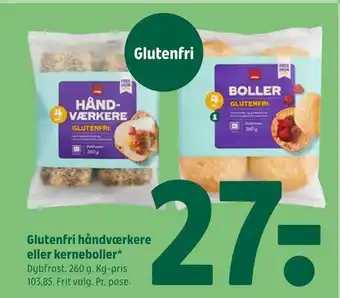 Coop 365 Glutenfri håndværkere eller kerneboller tilbud