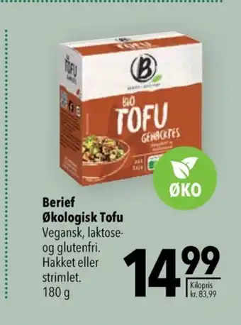 Berief soja fit tofu