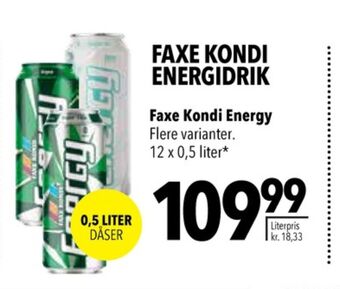 Citti Energy energidrik tilbud