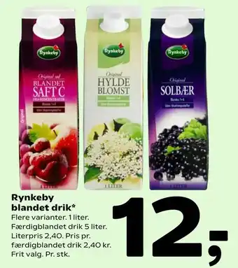 Coop 365 Rynkeby blandet drik tilbud