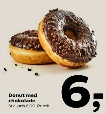 Coop 365 Donut med chokolade tilbud