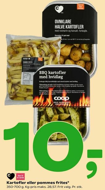 Coop 365 Kartofler eller pommes frites tilbud