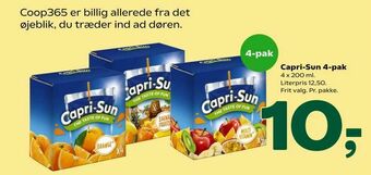 Coop 365 Capri-Sun 4-pak tilbud