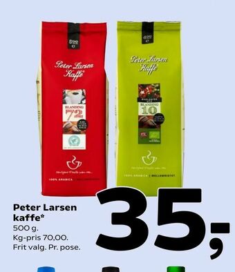 Coop 365 Peter Larsen kaffe tilbud