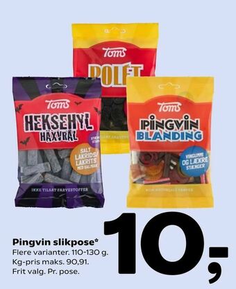 Coop 365 Pingvin slikpose tilbud