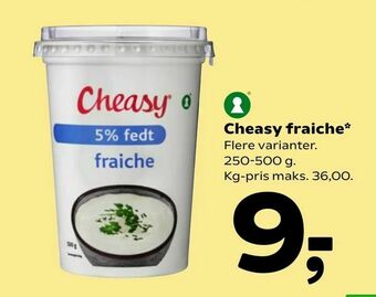 Coop 365 Cheasy fraiche tilbud