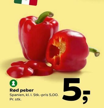 Coop 365 Rød peber tilbud
