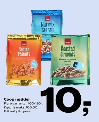 Coop 365 Coop nødder tilbud