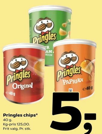 Coop 365 Pringles chips tilbud
