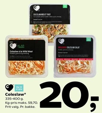 Coop 365 Coleslaw tilbud