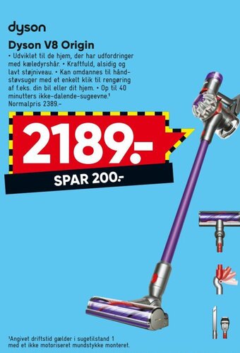 Bilka Dyson V8 Origin tilbud