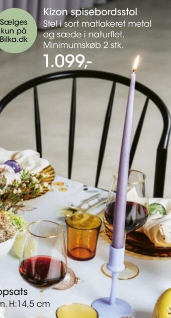Bilka Kizon Spisebordsstol tilbud