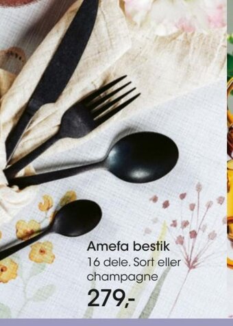 Bilka Amefa Bestik tilbud