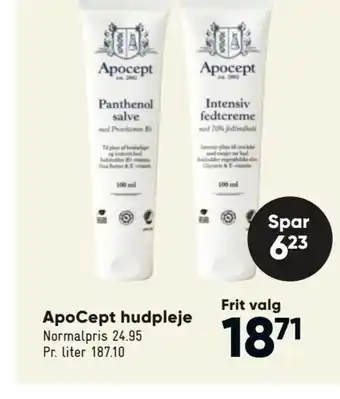 Bilka ApoCept Hudpleje tilbud
