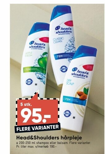 Bilka Head & Shoulders Hårpleje tilbud