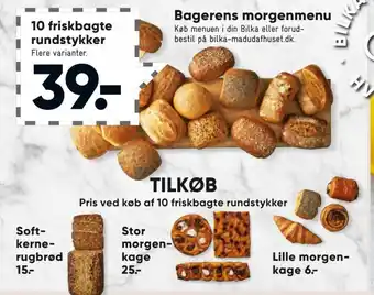 Bilka Bagerens Morgenmenu tilbud