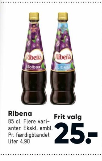 Bilka Ribena tilbud