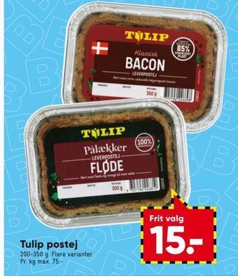 Bilka Tulip Postej tilbud