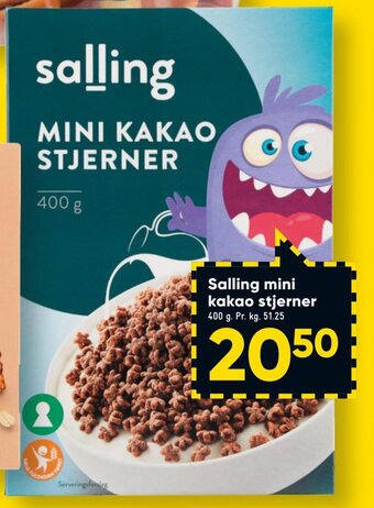 Bilka Salling Mini Kakao Stjerner tilbud