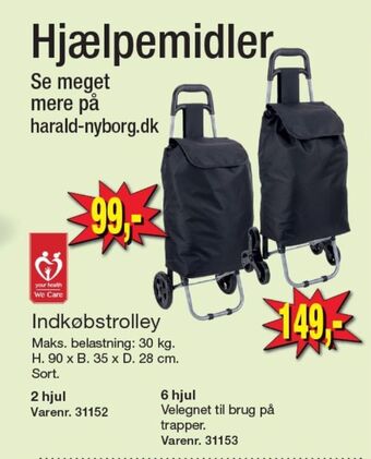 Harald Nyborg We care trolley tilbud