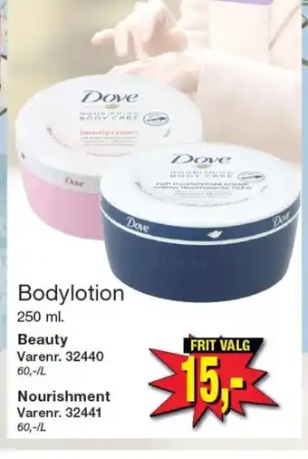 Dove bodylotion