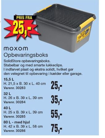 Harald Nyborg Moxom opbevaringsboks tilbud