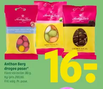 Coop 365 Anthon berg chokoladeæg mini fugleæg tilbud