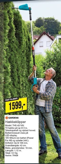 Harald Nyborg Gardena hækkeklipper tilbud