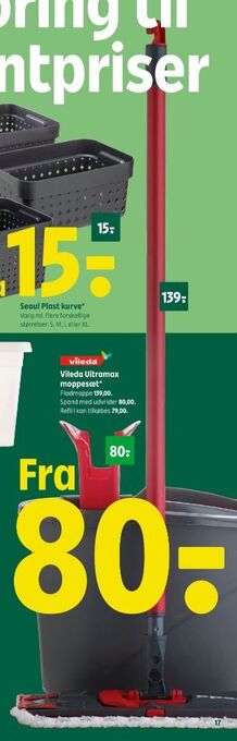 Coop 365 Vileda moppe tilbud