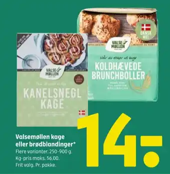 Coop 365 Valsemøllen kanelsneglskageblanding tilbud