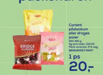 Irma Bridgeblanding dragée tilbud