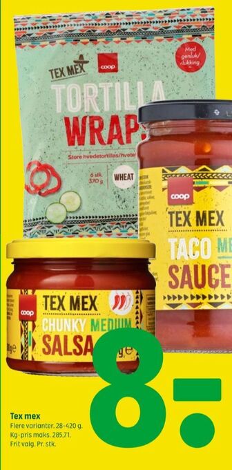 Coop 365 Coop tortillawrap tilbud
