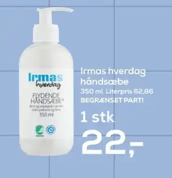 Irma Irmas hverdag flydende sæbe tilbud