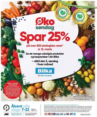 Spar 25% på økologi