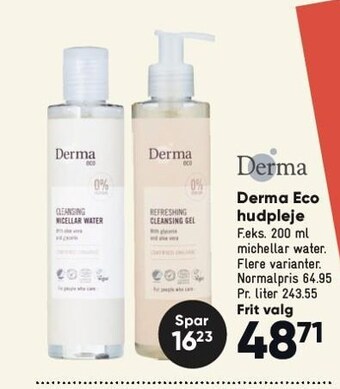 Bilka Derma eco hudpleje tilbud
