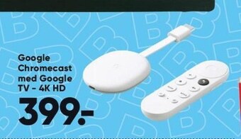 Bilka Google chromecast med google tv - 4k hd tilbud