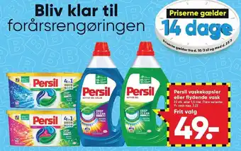 Bilka Persil vaskekapsler eller fyldende vask tilbud